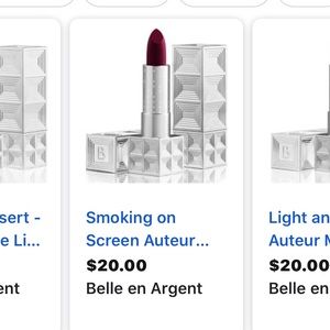 Nib! Belle En Argent full size high gloss lipstick